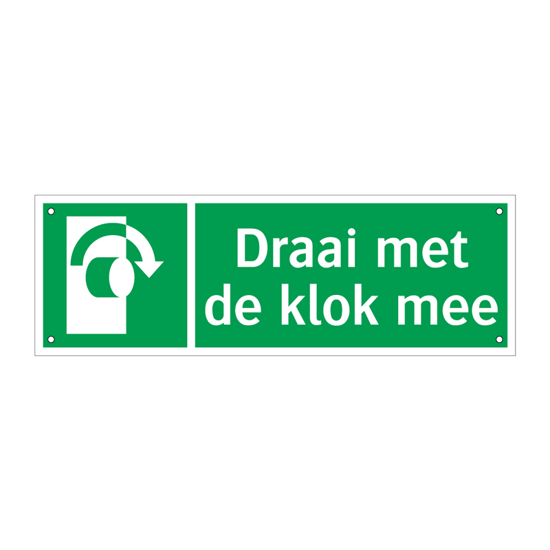 Draai met de klok mee & Draai met de klok mee & Draai met de klok mee & Draai met de klok mee