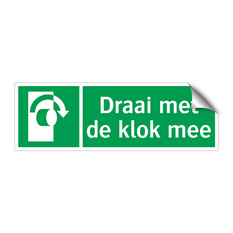 Draai met de klok mee & Draai met de klok mee & Draai met de klok mee & Draai met de klok mee