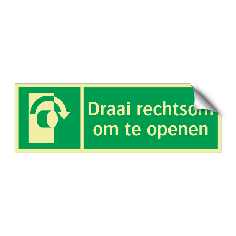 Draai rechtsom om te openen & Draai rechtsom om te openen & Draai rechtsom om te openen