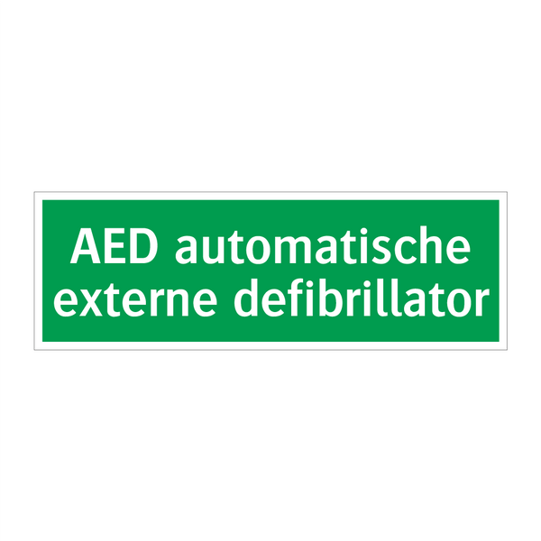 AED automatische externe defibrillator & AED automatische externe defibrillator