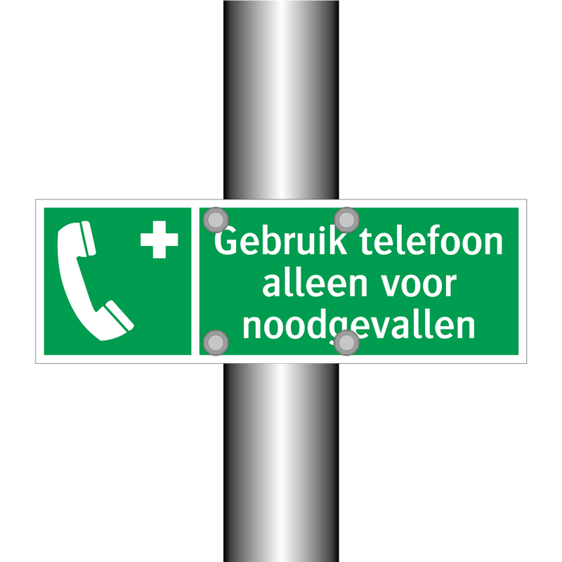 Gebruik telefoon alleen voor noodgevallen & Gebruik telefoon alleen voor noodgevallen