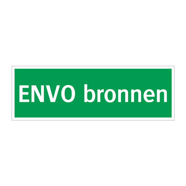 ENVO bronnen & ENVO bronnen & ENVO bronnen & ENVO bronnen & ENVO bronnen & ENVO bronnen