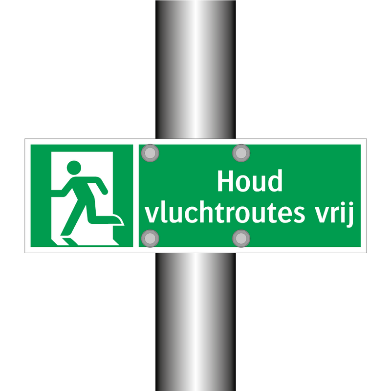 Houd vluchtroutes vrij & Houd vluchtroutes vrij & Houd vluchtroutes vrij