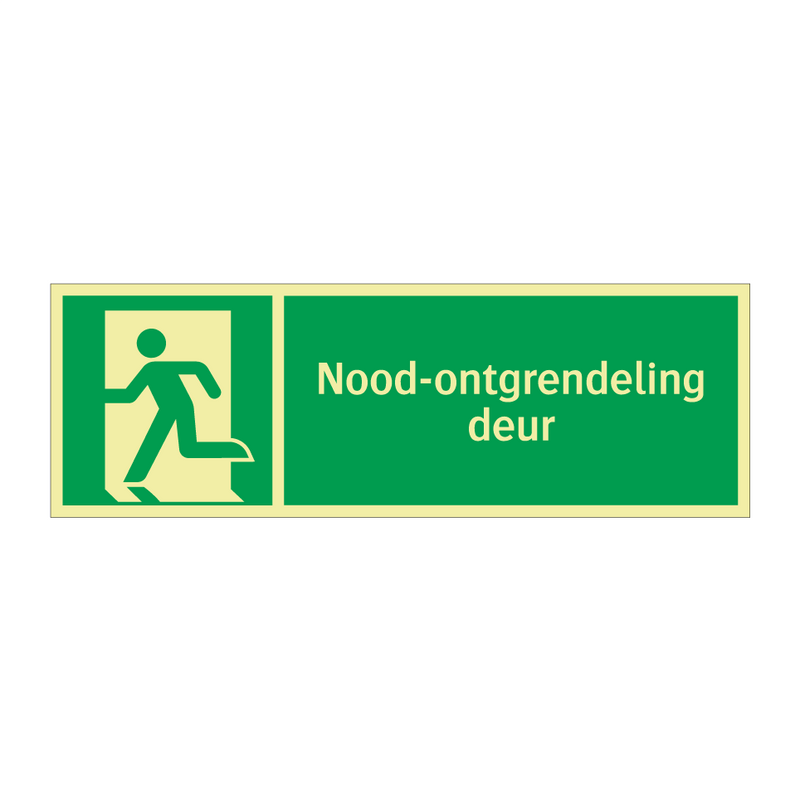 Nood-ontgrendeling deur & Nood-ontgrendeling deur & Nood-ontgrendeling deur