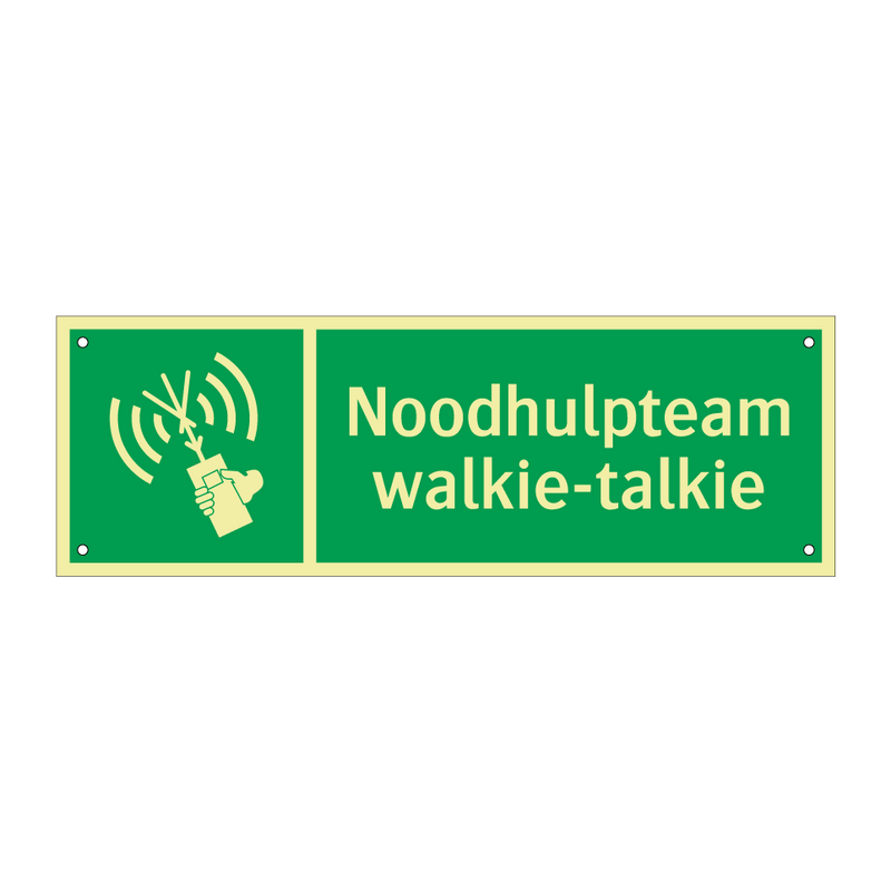 Noodhulpteam walkie-talkie & Noodhulpteam walkie-talkie & Noodhulpteam walkie-talkie