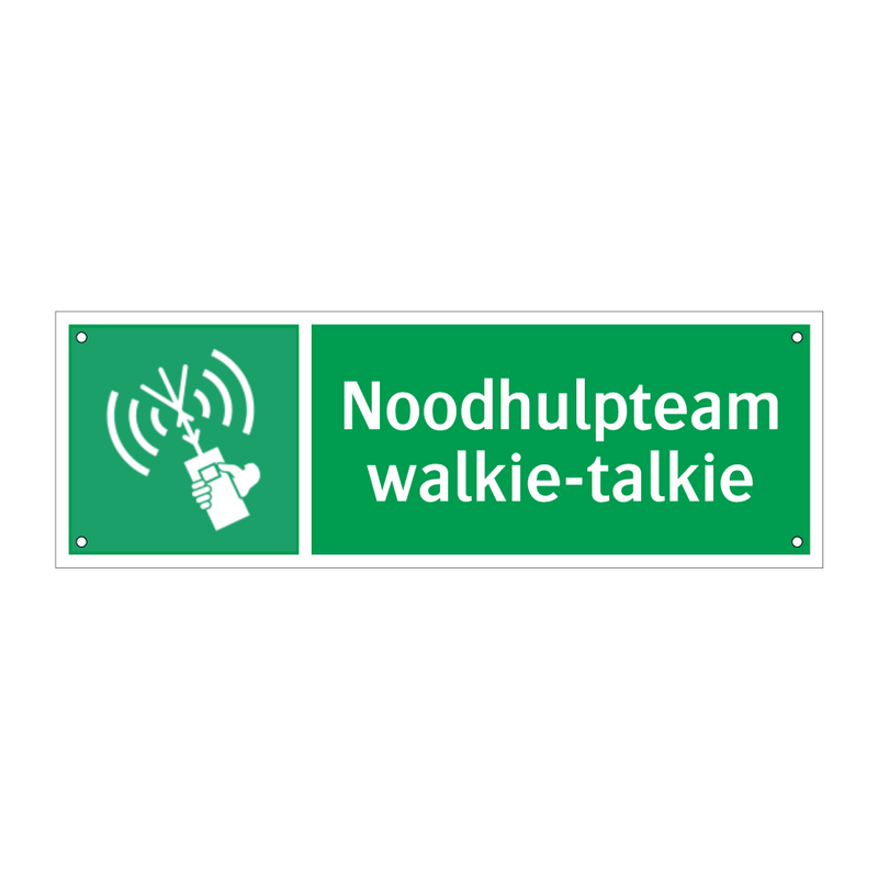 Noodhulpteam walkie-talkie & Noodhulpteam walkie-talkie & Noodhulpteam walkie-talkie