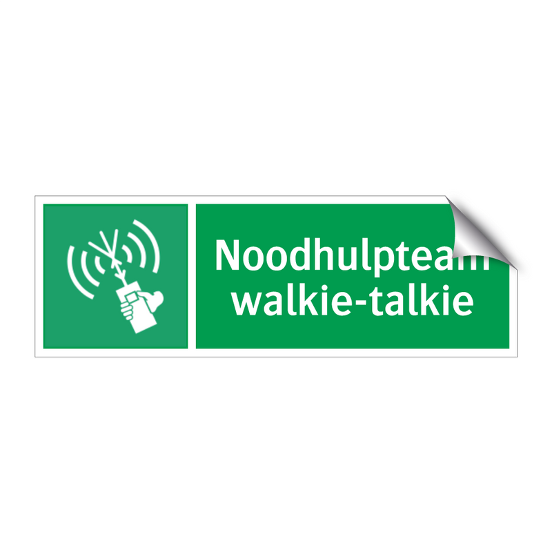 Noodhulpteam walkie-talkie & Noodhulpteam walkie-talkie & Noodhulpteam walkie-talkie