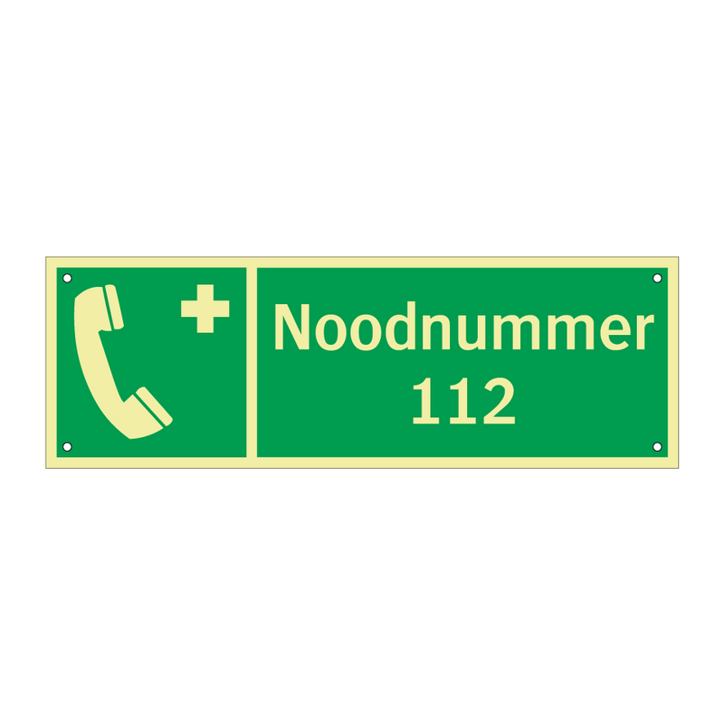 Noodnummer 112 & Noodnummer 112 & Noodnummer 112 & Noodnummer 112