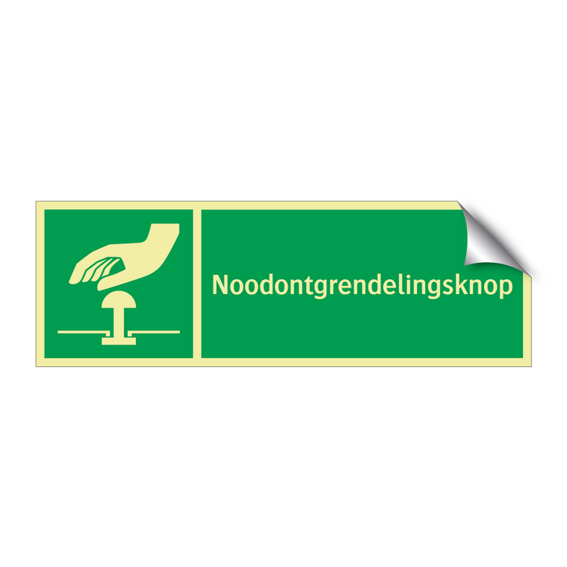 Noodontgrendelingsknop & Noodontgrendelingsknop & Noodontgrendelingsknop & Noodontgrendelingsknop