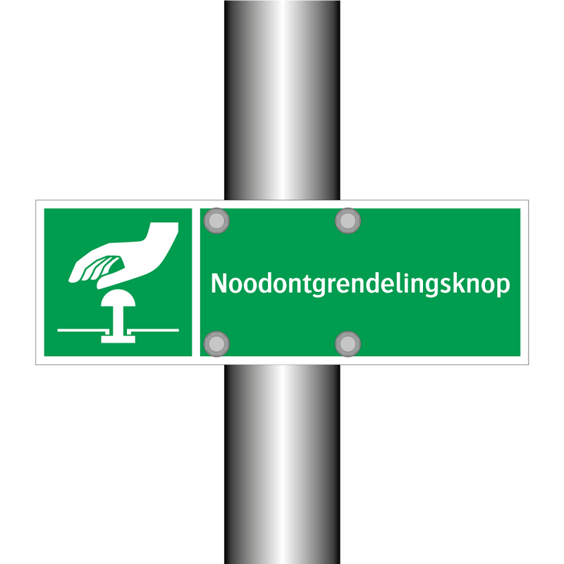 Noodontgrendelingsknop & Noodontgrendelingsknop & Noodontgrendelingsknop