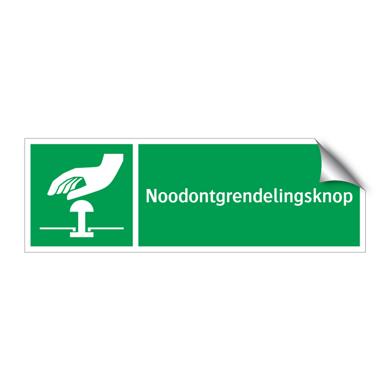 Noodontgrendelingsknop & Noodontgrendelingsknop & Noodontgrendelingsknop & Noodontgrendelingsknop