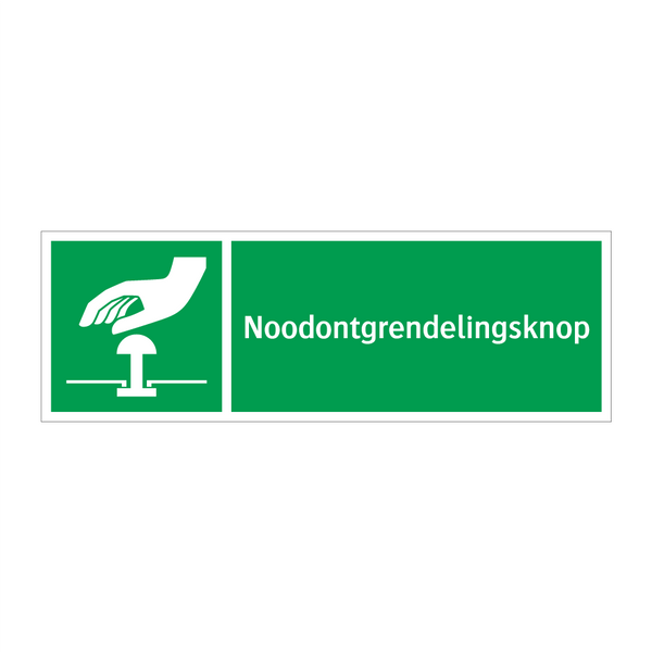 Noodontgrendelingsknop & Noodontgrendelingsknop & Noodontgrendelingsknop & Noodontgrendelingsknop