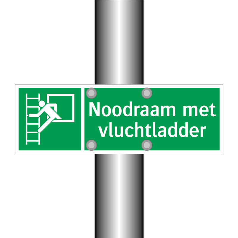 Noodraam met vluchtladder & Noodraam met vluchtladder & Noodraam met vluchtladder