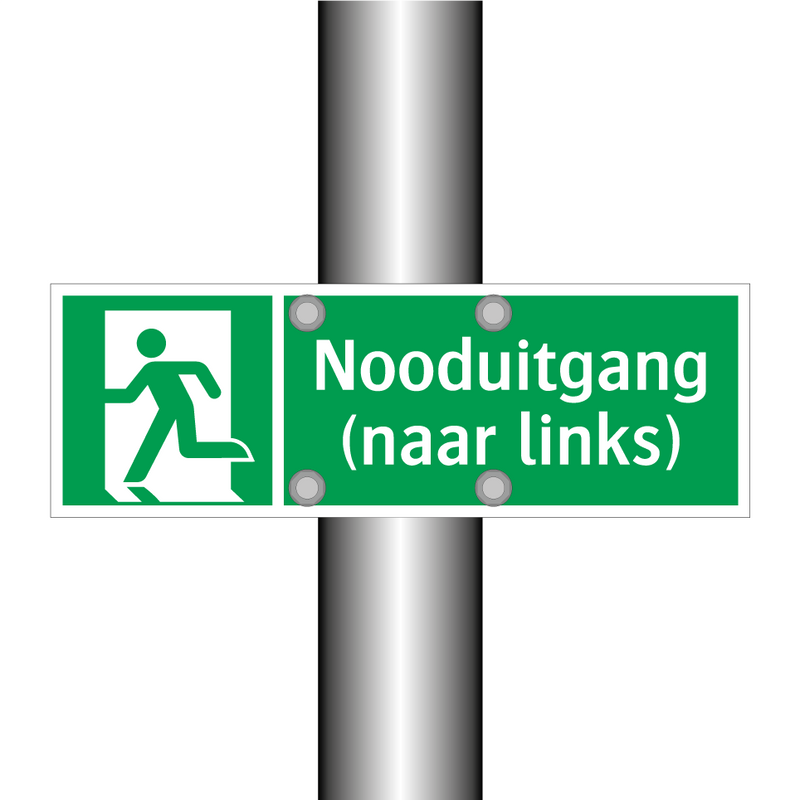 Nooduitgang (naar links) & Nooduitgang (naar links) & Nooduitgang (naar links)