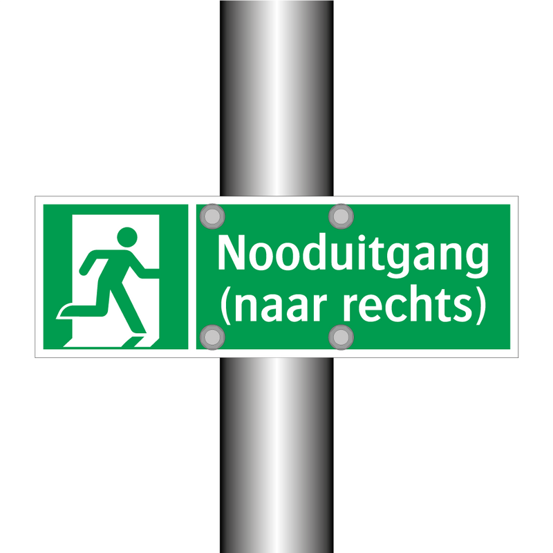 Nooduitgang (naar rechts) & Nooduitgang (naar rechts) & Nooduitgang (naar rechts)