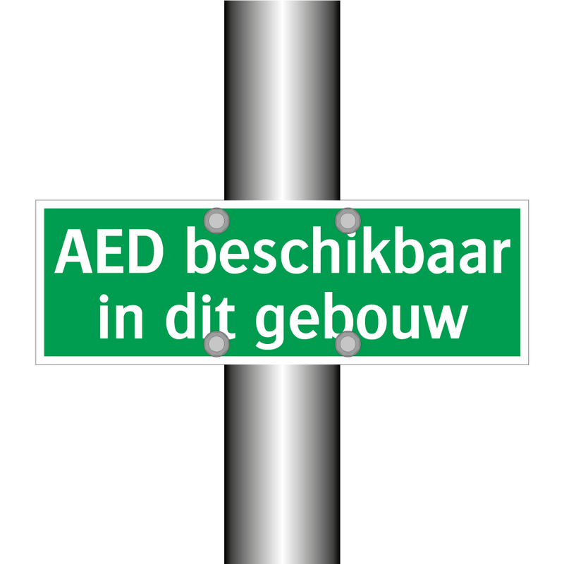 AED beschikbaar in dit gebouw & AED beschikbaar in dit gebouw & AED beschikbaar in dit gebouw