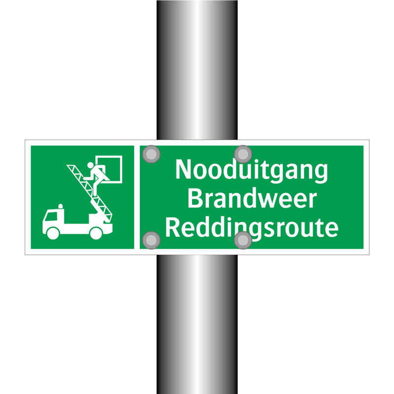 Nooduitgang Brandweer Reddingsroute & Nooduitgang Brandweer Reddingsroute