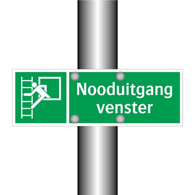 Nooduitgang venster & Nooduitgang venster & Nooduitgang venster