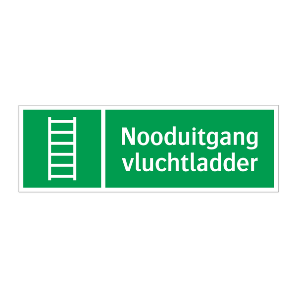 Nooduitgang vluchtladder & Nooduitgang vluchtladder & Nooduitgang vluchtladder