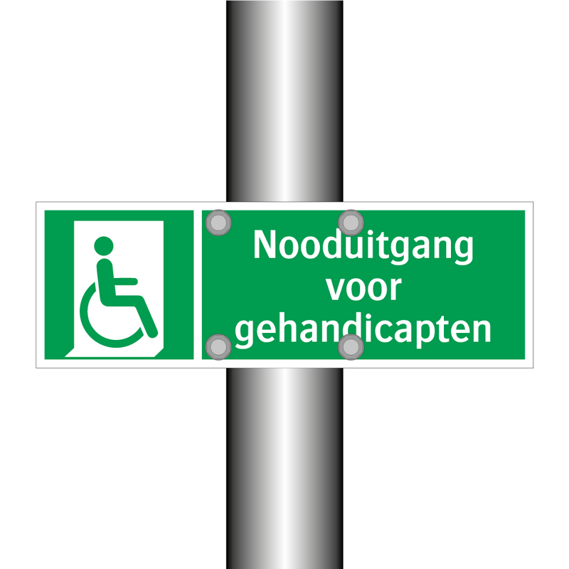 Nooduitgang voor gehandicapten & Nooduitgang voor gehandicapten & Nooduitgang voor gehandicapten