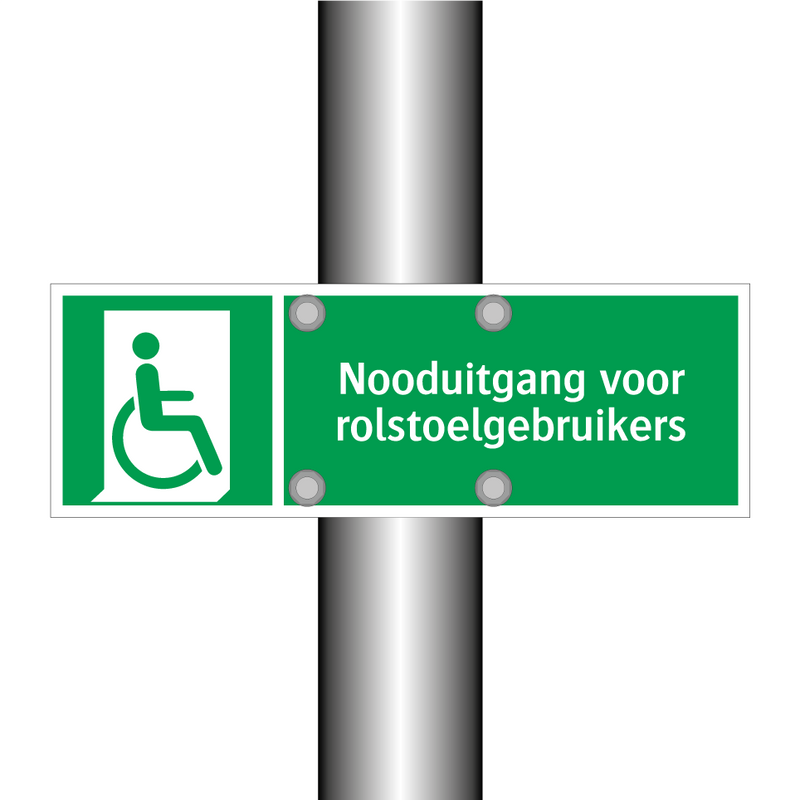 Nooduitgang voor rolstoelgebruikers & Nooduitgang voor rolstoelgebruikers