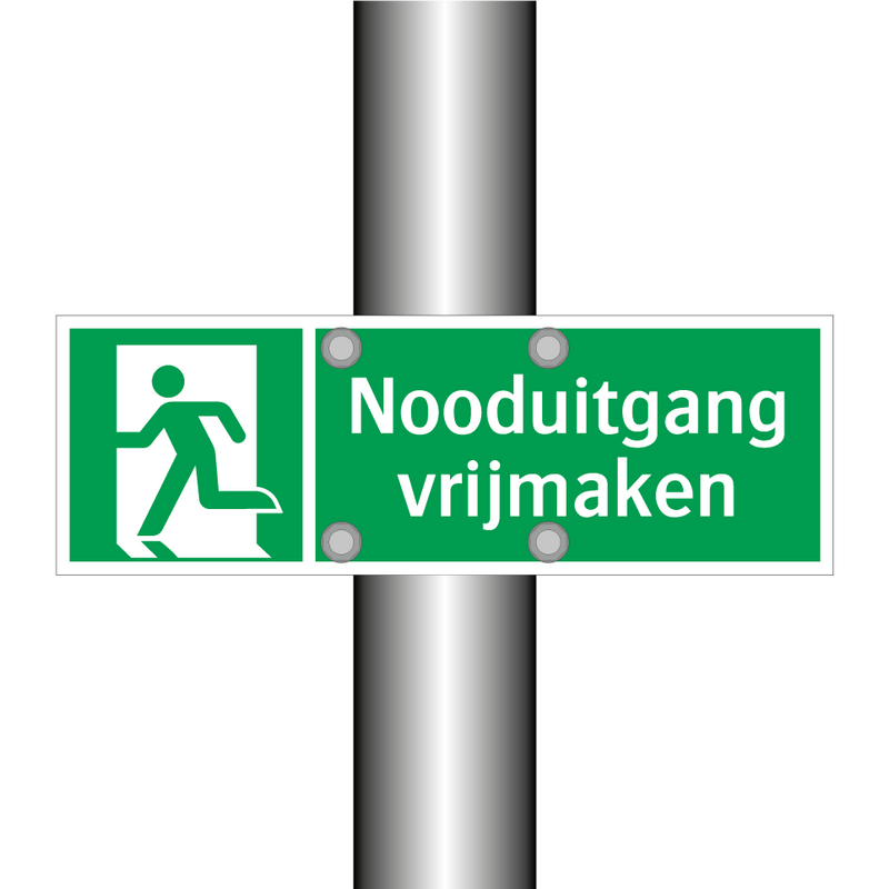 Nooduitgang vrijmaken & Nooduitgang vrijmaken & Nooduitgang vrijmaken