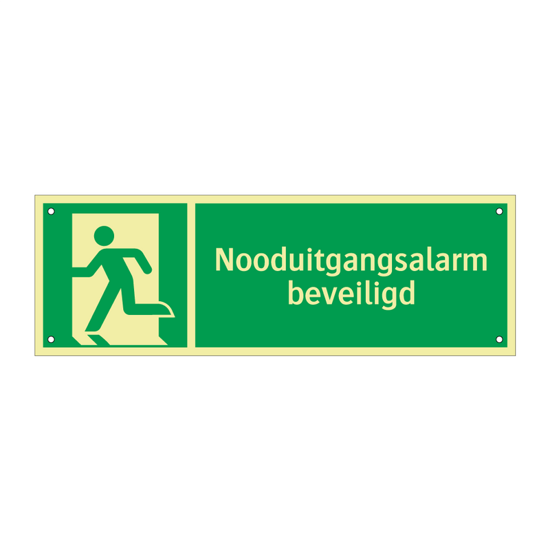 Nooduitgangsalarm beveiligd & Nooduitgangsalarm beveiligd & Nooduitgangsalarm beveiligd