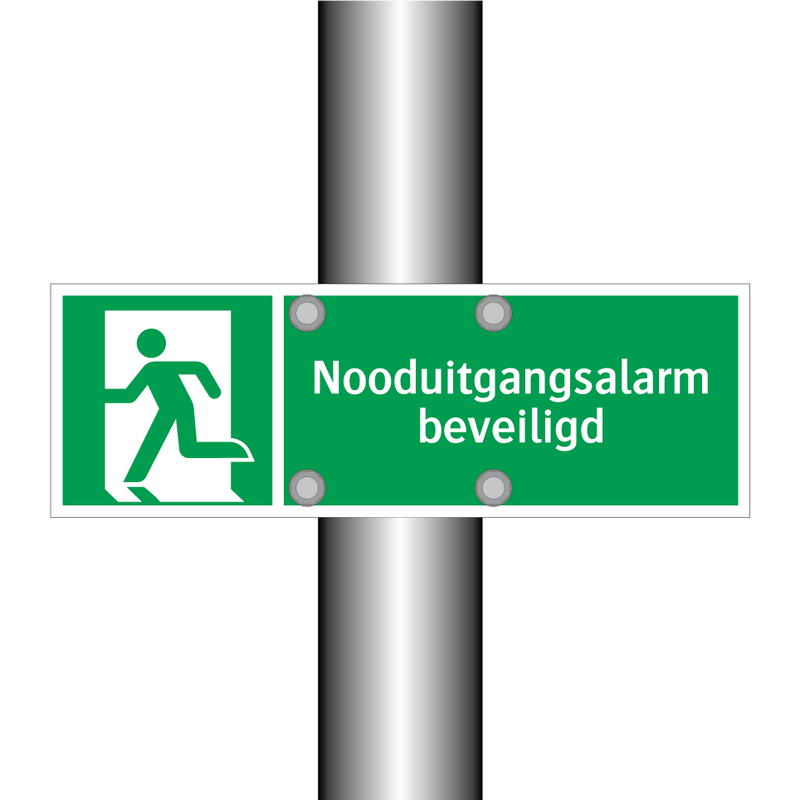 Nooduitgangsalarm beveiligd & Nooduitgangsalarm beveiligd & Nooduitgangsalarm beveiligd