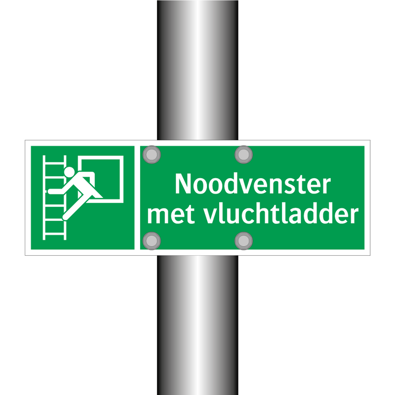 Noodvenster met vluchtladder & Noodvenster met vluchtladder & Noodvenster met vluchtladder