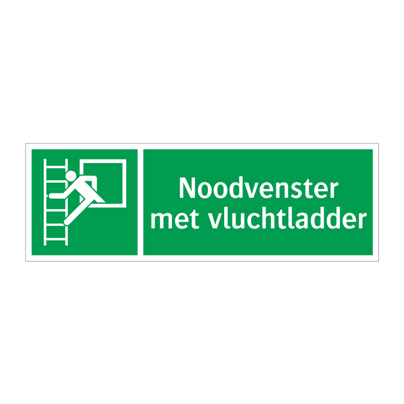 Noodvenster met vluchtladder & Noodvenster met vluchtladder & Noodvenster met vluchtladder