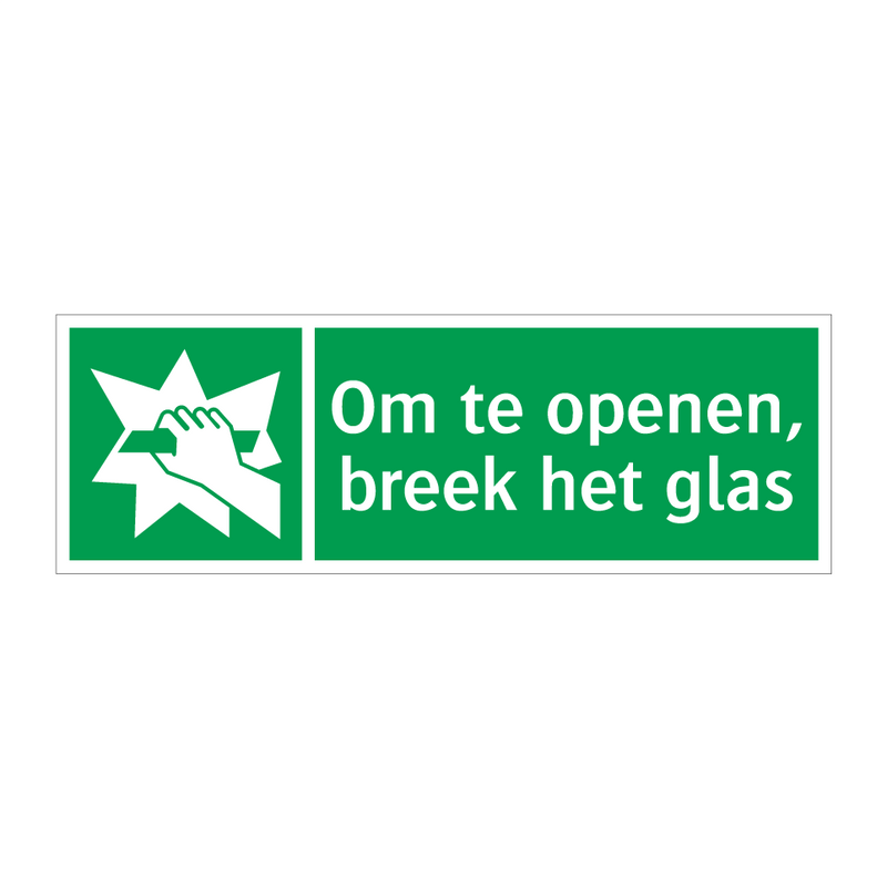 Om te openen, breek het glas & Om te openen, breek het glas & Om te openen, breek het glas