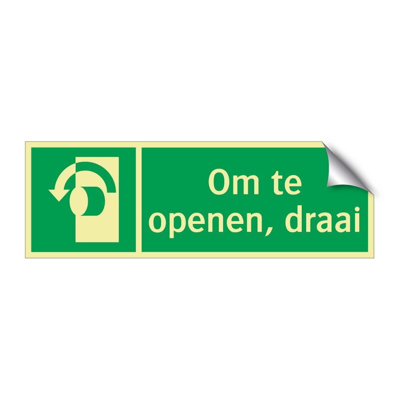 Om te openen, draai & Om te openen, draai & Om te openen, draai & Om te openen, draai