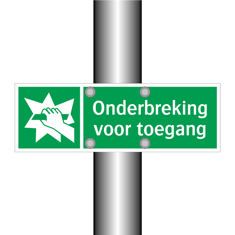 Onderbreking voor toegang & Onderbreking voor toegang & Onderbreking voor toegang