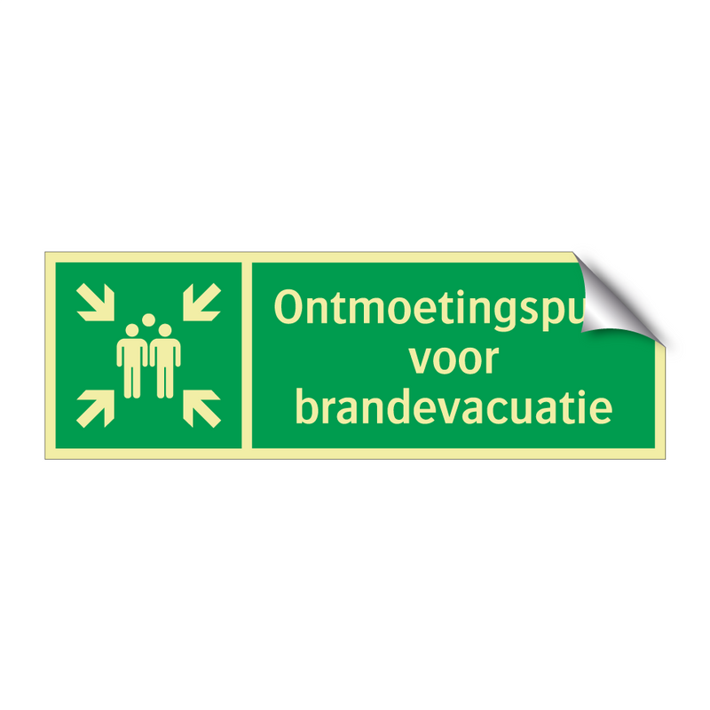 Ontmoetingspunt voor brandevacuatie & Ontmoetingspunt voor brandevacuatie