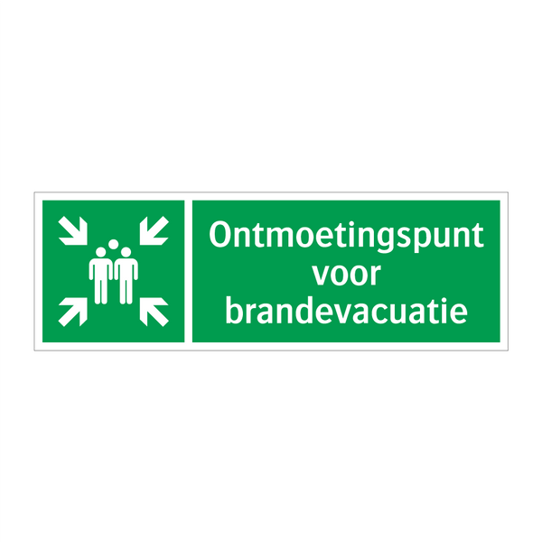 Ontmoetingspunt voor brandevacuatie & Ontmoetingspunt voor brandevacuatie