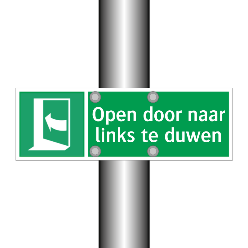 Open door naar links te duwen & Open door naar links te duwen & Open door naar links te duwen