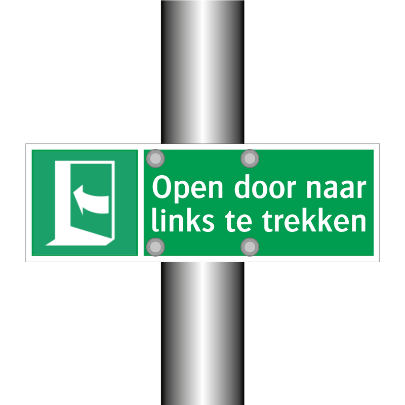 Open door naar links te trekken & Open door naar links te trekken & Open door naar links te trekken