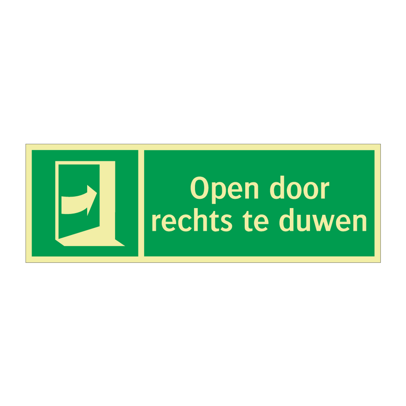 Open door rechts te duwen & Open door rechts te duwen & Open door rechts te duwen