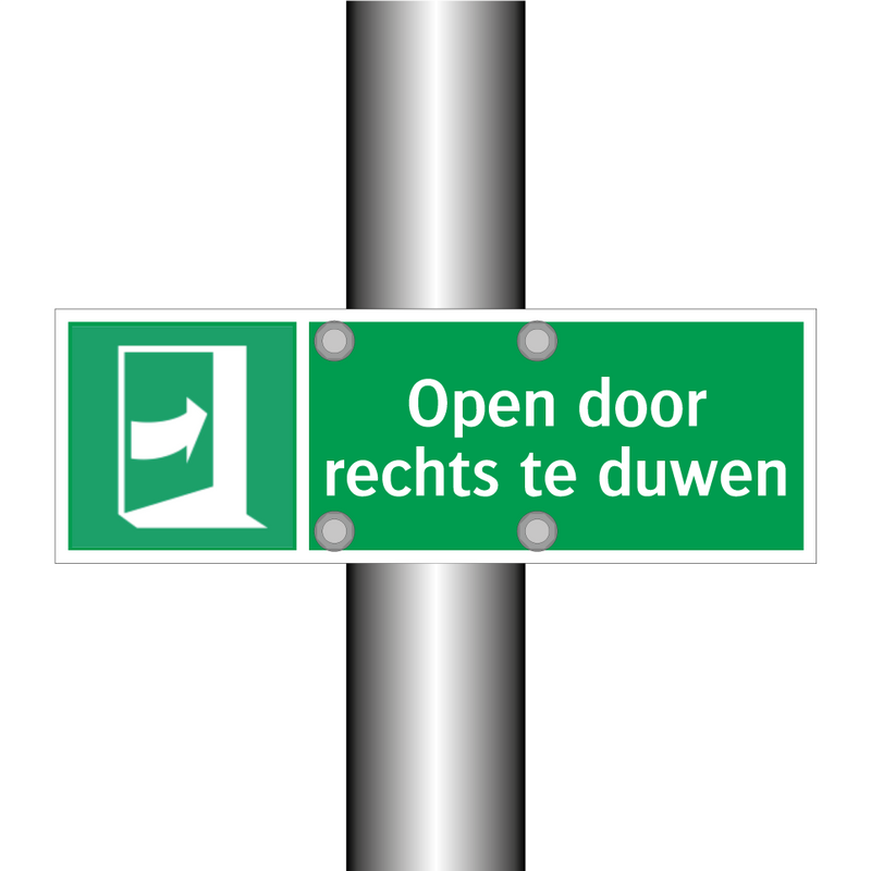 Open door rechts te duwen & Open door rechts te duwen & Open door rechts te duwen