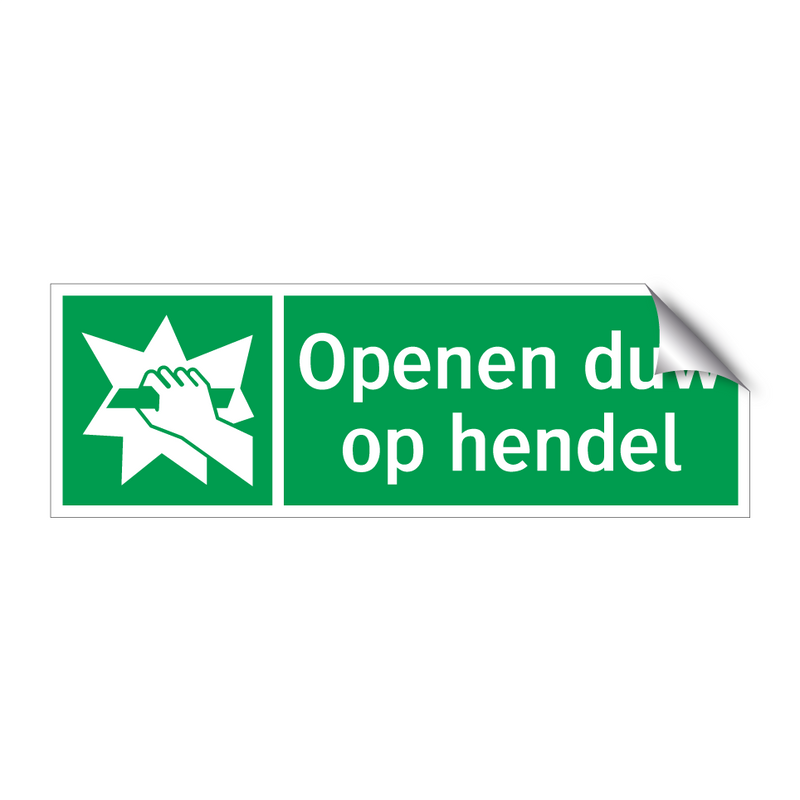 Openen duw op hendel & Openen duw op hendel & Openen duw op hendel & Openen duw op hendel