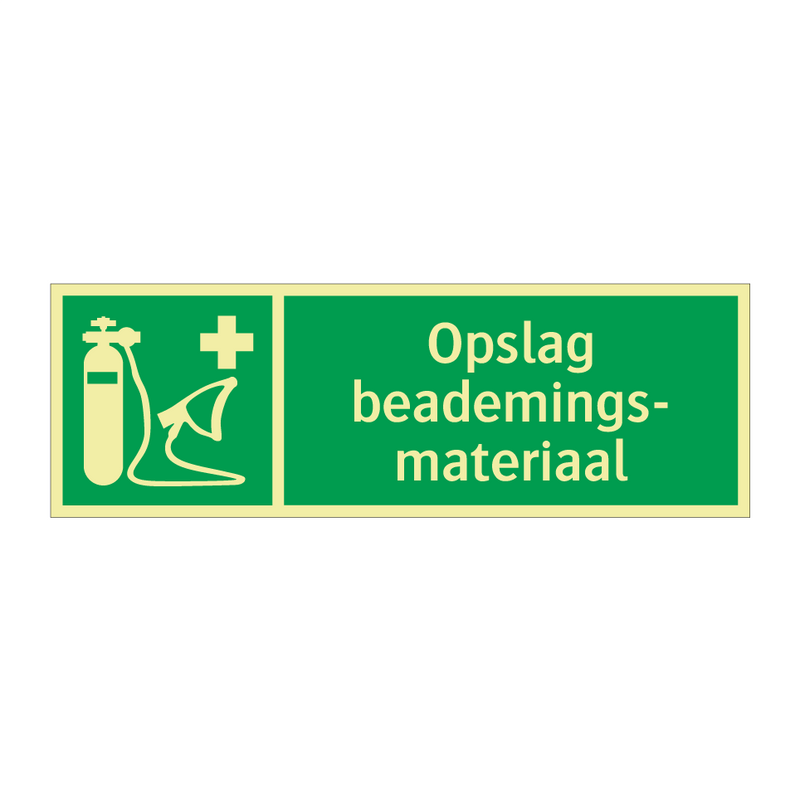 Opslag beademings- materiaal & Opslag beademings- materiaal & Opslag beademings- materiaal