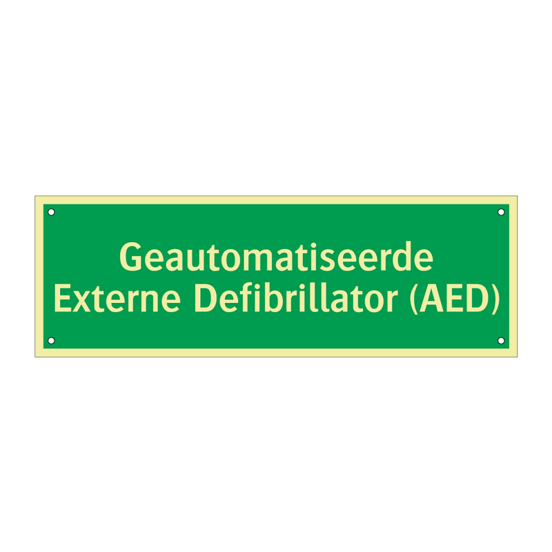 Geautomatiseerde Externe Defibrillator (AED) & Geautomatiseerde Externe Defibrillator (AED)