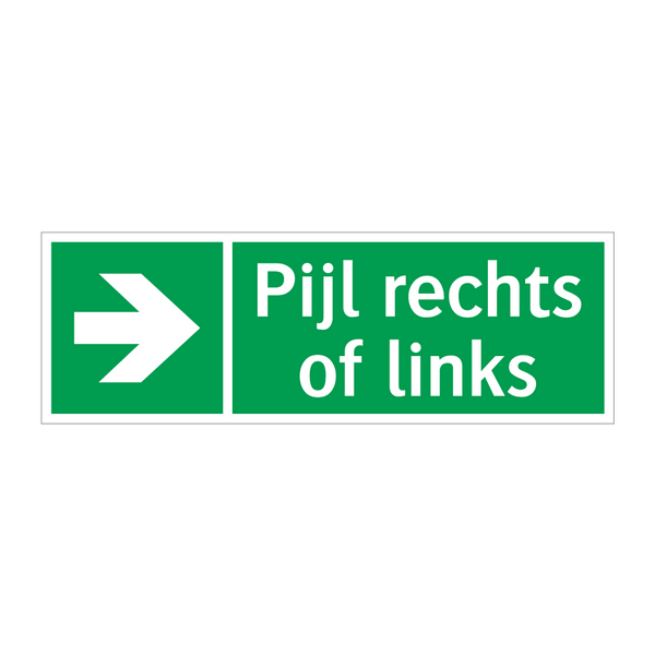 Pijl rechts of links & Pijl rechts of links & Pijl rechts of links & Pijl rechts of links