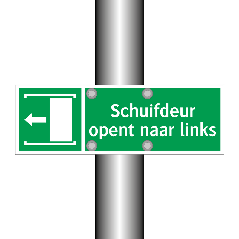 Schuifdeur opent naar links & Schuifdeur opent naar links & Schuifdeur opent naar links