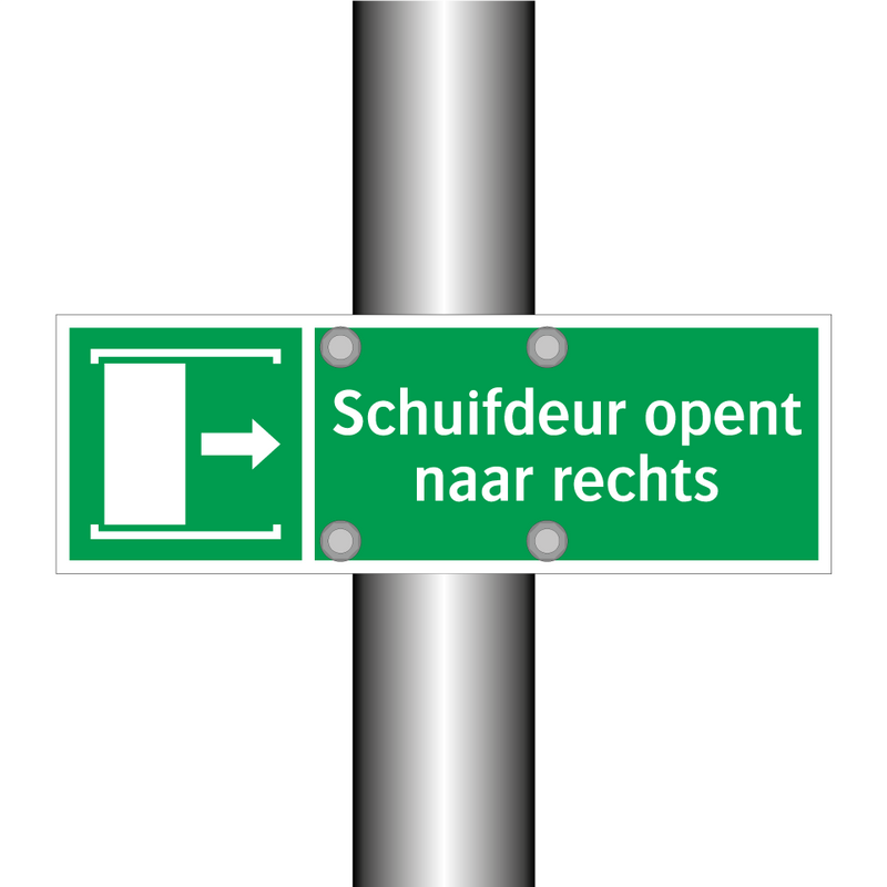 Schuifdeur opent naar rechts & Schuifdeur opent naar rechts & Schuifdeur opent naar rechts