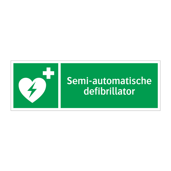 Semi-automatische defibrillator & Semi-automatische defibrillator & Semi-automatische defibrillator