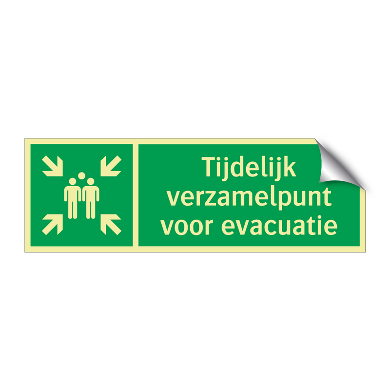 Tijdelijk verzamelpunt voor evacuatie & Tijdelijk verzamelpunt voor evacuatie