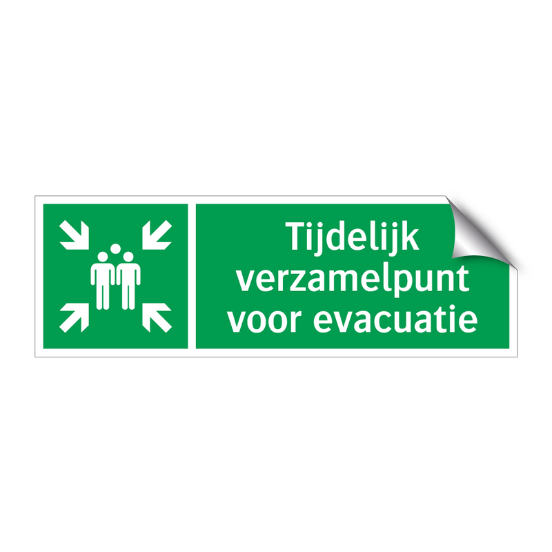 Tijdelijk verzamelpunt voor evacuatie & Tijdelijk verzamelpunt voor evacuatie