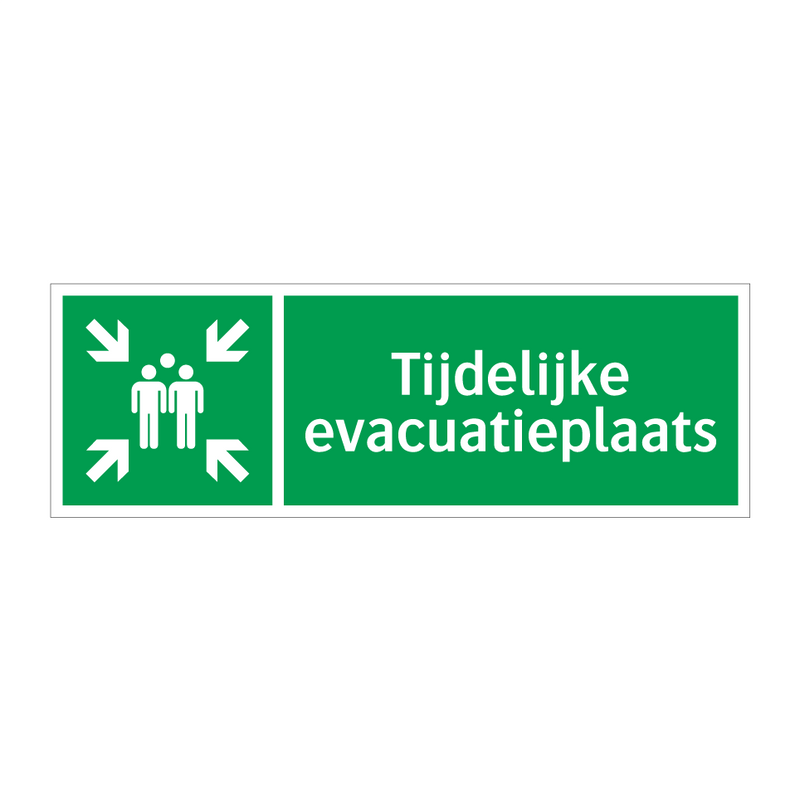 Tijdelijke evacuatieplaats & Tijdelijke evacuatieplaats & Tijdelijke evacuatieplaats