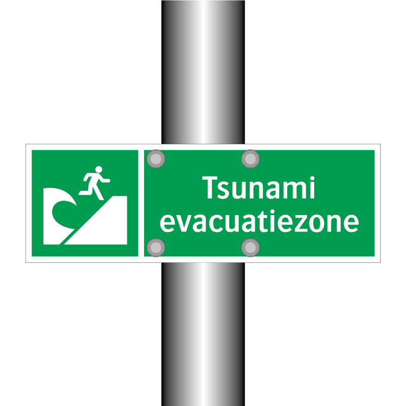 Tsunami evacuatiezone & Tsunami evacuatiezone & Tsunami evacuatiezone